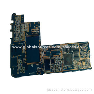 4-layer Blue solder mask multilayer PCBs with immersion gold